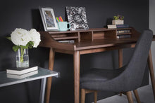 Load image into Gallery viewer, Elegant & Versatile 47" American Walnut Writing Desk