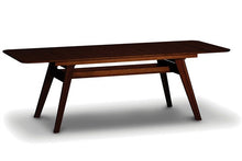 Load image into Gallery viewer, 72" Solid Bamboo Modern Desk or Conference Table with Extension in Dark Walnut
