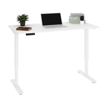 Load image into Gallery viewer, White 60&quot; Electric-Powered Adjustable Desk
