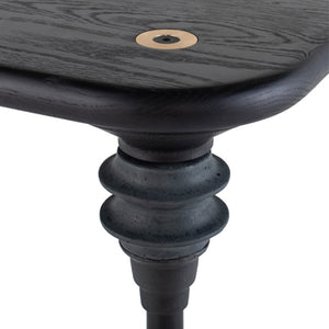 78" Charred Oak & Concrete Executive Desk or Meeting Table