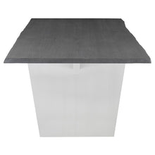 Load image into Gallery viewer, Stunning Oxidized Gray Oak Conference Table w/ Stainless Steel Base (Multiple Sizes)
