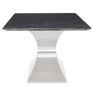 79" Bold Executive Office Desk or Conference Table in Black Marble
