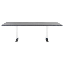 Load image into Gallery viewer, Chic Modern Conference Table in Oxidized Grey Oak &amp; Steel (Multiple Sizes)
