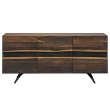 Load image into Gallery viewer, Gorgeous French Oak Storage Credenza w/ Live Edge
