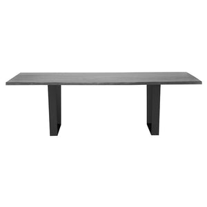 78" Stylish Oxidized Grey Oak Executive Desk w/ Different Leg Options