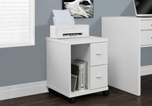 Load image into Gallery viewer, White Side Cabinet with 2 Drawers
