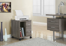 Load image into Gallery viewer, Dark Taupe Side Cabinet with 2 Drawers
