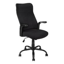 Load image into Gallery viewer, Black Leatherette Office Chair
