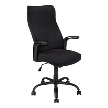 Load image into Gallery viewer, Black Leatherette Office Chair
