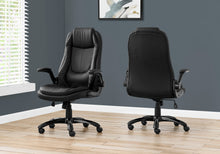 Load image into Gallery viewer, Luxurious Black Leather Office Chair