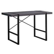 Load image into Gallery viewer, Wagon Desk in Gray Woodgrain & Black