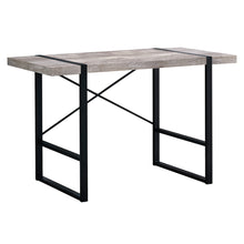 Load image into Gallery viewer, Wagon Desk in Taupe Reclaimed Wood & Black