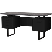 Load image into Gallery viewer, 60" Floating Desk with Deep Storage Drawers in Gray