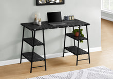 Load image into Gallery viewer, 48" Twin Ladder Desk in Black Marble Finish