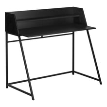 Load image into Gallery viewer, 48&quot; Desk with High Sides &amp; Shelf in Matte Black
