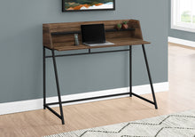 Load image into Gallery viewer, 48" Desk with High Sides & Shelf in Reclaimed Brown Wood