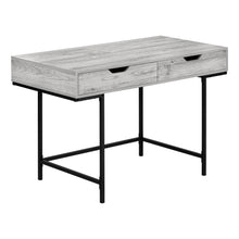 Load image into Gallery viewer, 48" 2-Drawer Table Desk in Gray Woodgrain