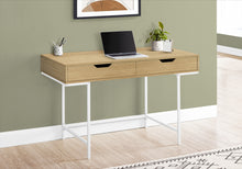 Load image into Gallery viewer, 48" 2-Drawer Table Desk in Natural Wood