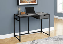 Load image into Gallery viewer, 42" Utilitarian 1-Drawer Desk in Gray Stone