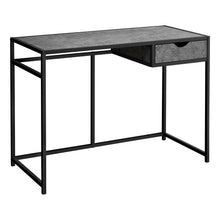 Load image into Gallery viewer, 42" Utilitarian 1-Drawer Desk in Gray Stone