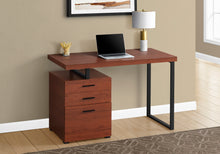 Load image into Gallery viewer, Cherry 48" Reversible Desk with File