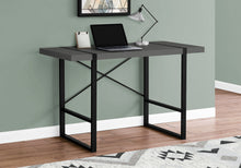 Load image into Gallery viewer, Modern Gray X-Frame 48" Barn Desk
