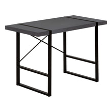 Load image into Gallery viewer, Modern Gray X-Frame 48" Barn Desk