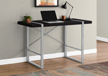 Load image into Gallery viewer, Black &amp; Silver X-Frame 48&quot; Barn Desk
