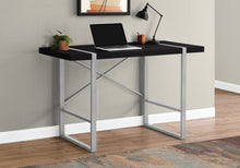Load image into Gallery viewer, Black & Silver X-Frame 48" Barn Desk