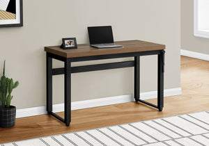 Industrial 48" Walnut Adjustable Desk