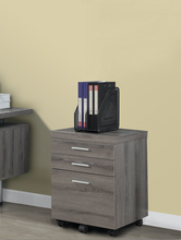 Load image into Gallery viewer, 60" Modern Dark Taupe Double Pedestal Desk with File Drawer