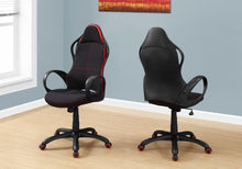 Load image into Gallery viewer, Eye-Catching Black and Red Office Chair