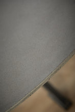 Load image into Gallery viewer, Ash Gray Concrete & Distressed Iron 60" Circular Meeting Table