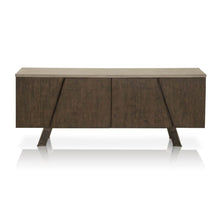 Load image into Gallery viewer, 87" Gray Ash and Distressed Iron Conference Table