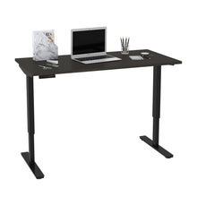 Load image into Gallery viewer, 60&quot; Desk with Electric Height Adjustment in Deep Gray

