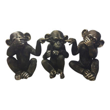 Load image into Gallery viewer, See No Evil Chimps Statue w/ Realistic Detail
