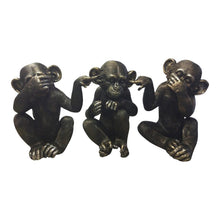 Load image into Gallery viewer, See No Evil Chimps Statue w/ Realistic Detail