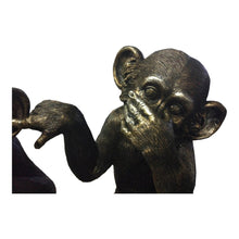 Load image into Gallery viewer, See No Evil Chimps Statue w/ Realistic Detail