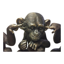 Load image into Gallery viewer, See No Evil Chimps Statue w/ Realistic Detail