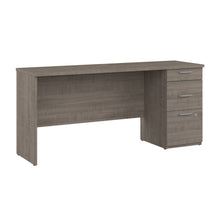 Load image into Gallery viewer, 65" Three Drawer Desk in Silver Maple