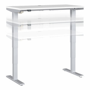 Modern 48" White Adjustable Electric Desk