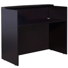 Load image into Gallery viewer, Sturdy & Stunning Mocha Reception Desk