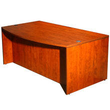 Load image into Gallery viewer, Bold Cherry 71" Bow Front Desk