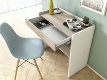 Load image into Gallery viewer, Corner Desk with Drawer in Light Oak