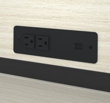 Load image into Gallery viewer, Modern Premium U-shaped Desk with Hutch in White Chocolate