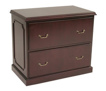 Load image into Gallery viewer, Premium L-shaped Mahogany Veneer Office Desk