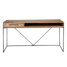 Load image into Gallery viewer, Contemporary Solid Wood 60" Executive Desk with Drawer