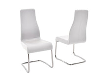 Load image into Gallery viewer, Gorgeous Ergonomic Conference Chair in White Italian Leather (Set of 2)