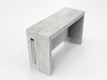 Load image into Gallery viewer, 17.5" - 73" Easily Extendable Gray Office Desk or Meeting Table