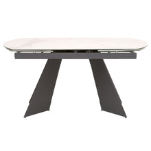 Load image into Gallery viewer, White Ceramic & Dark Gray 63" - 95" Conference Table